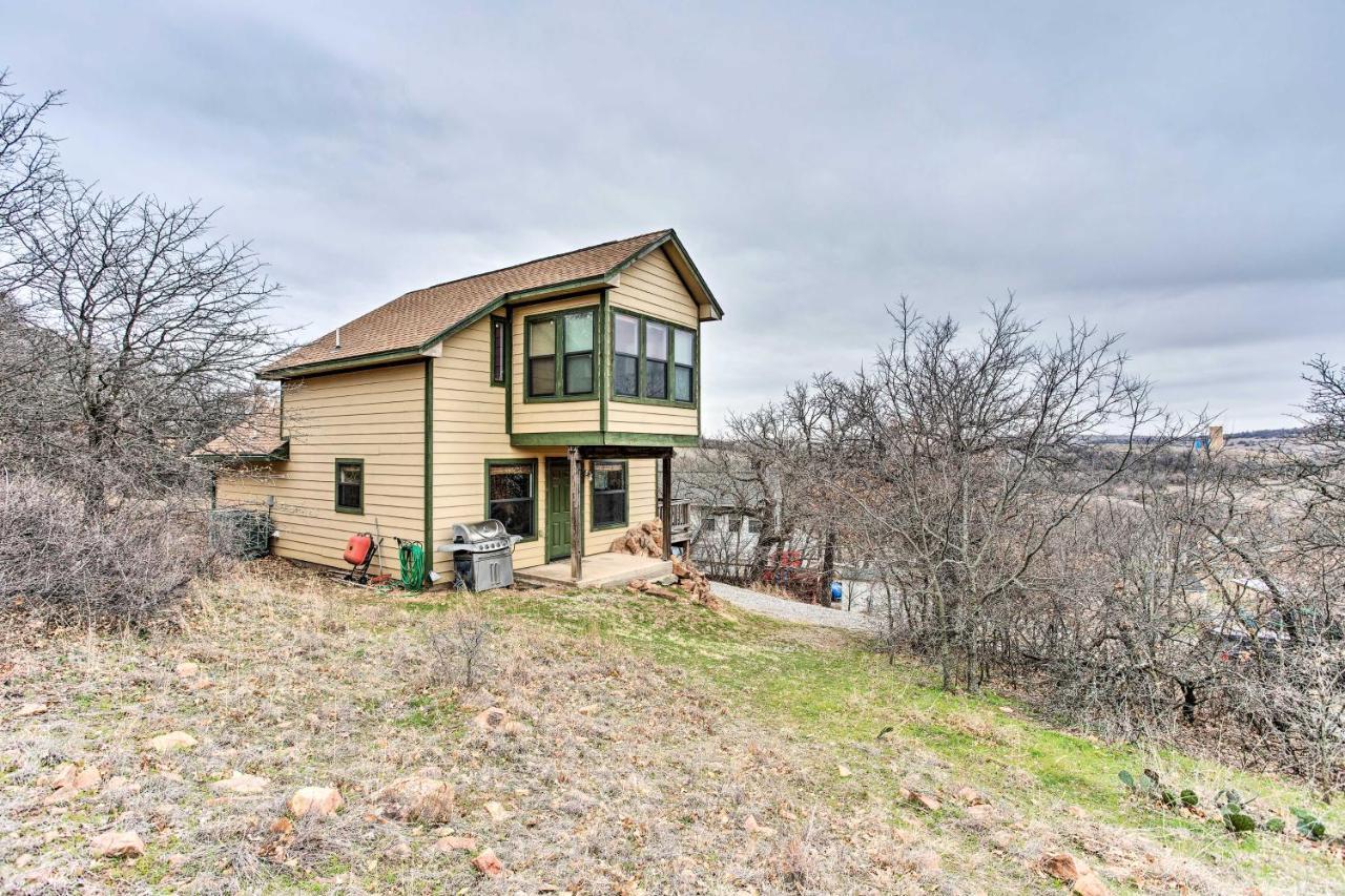Medicine Park Cabin Rental With Mountain View Екстер'єр фото